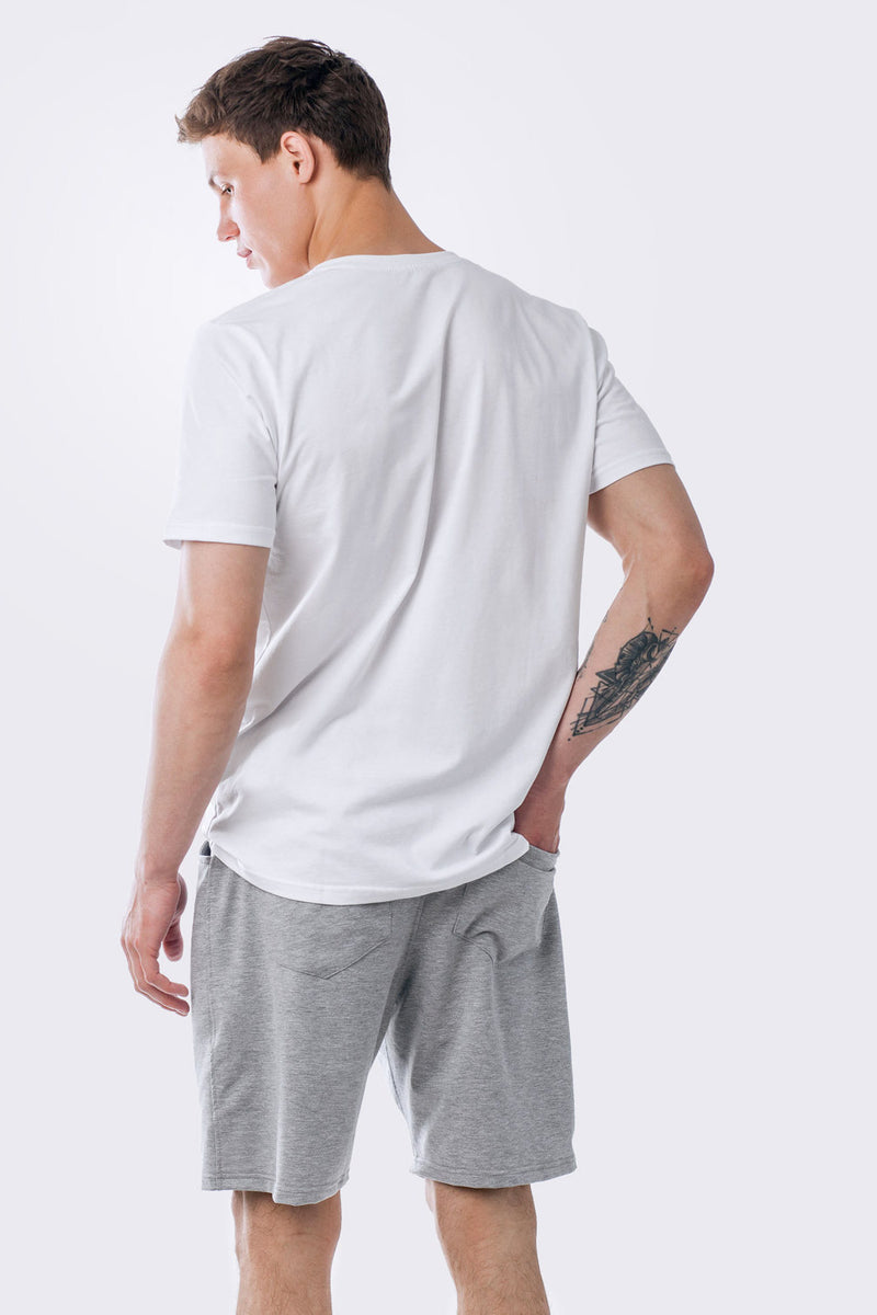 Мужская футболка из хлопка White t-shirt white