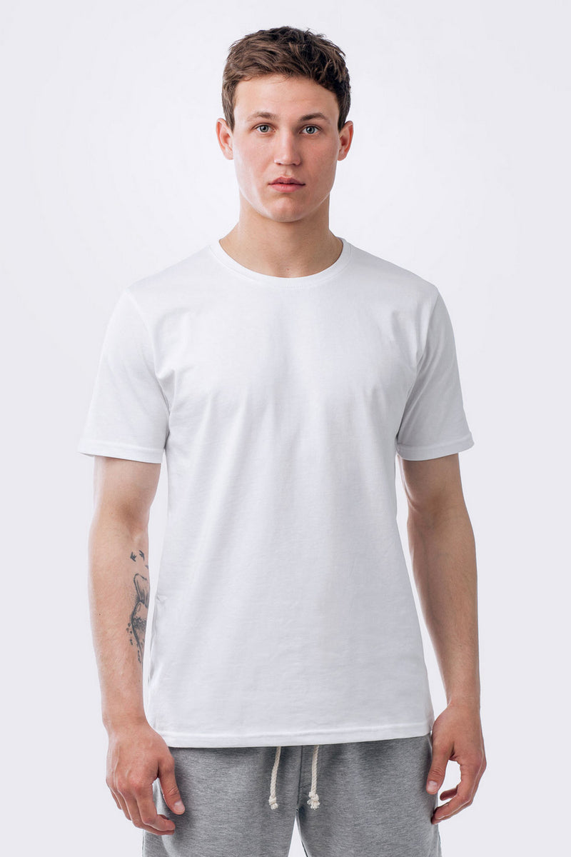 Мужская футболка из хлопка White t-shirt white