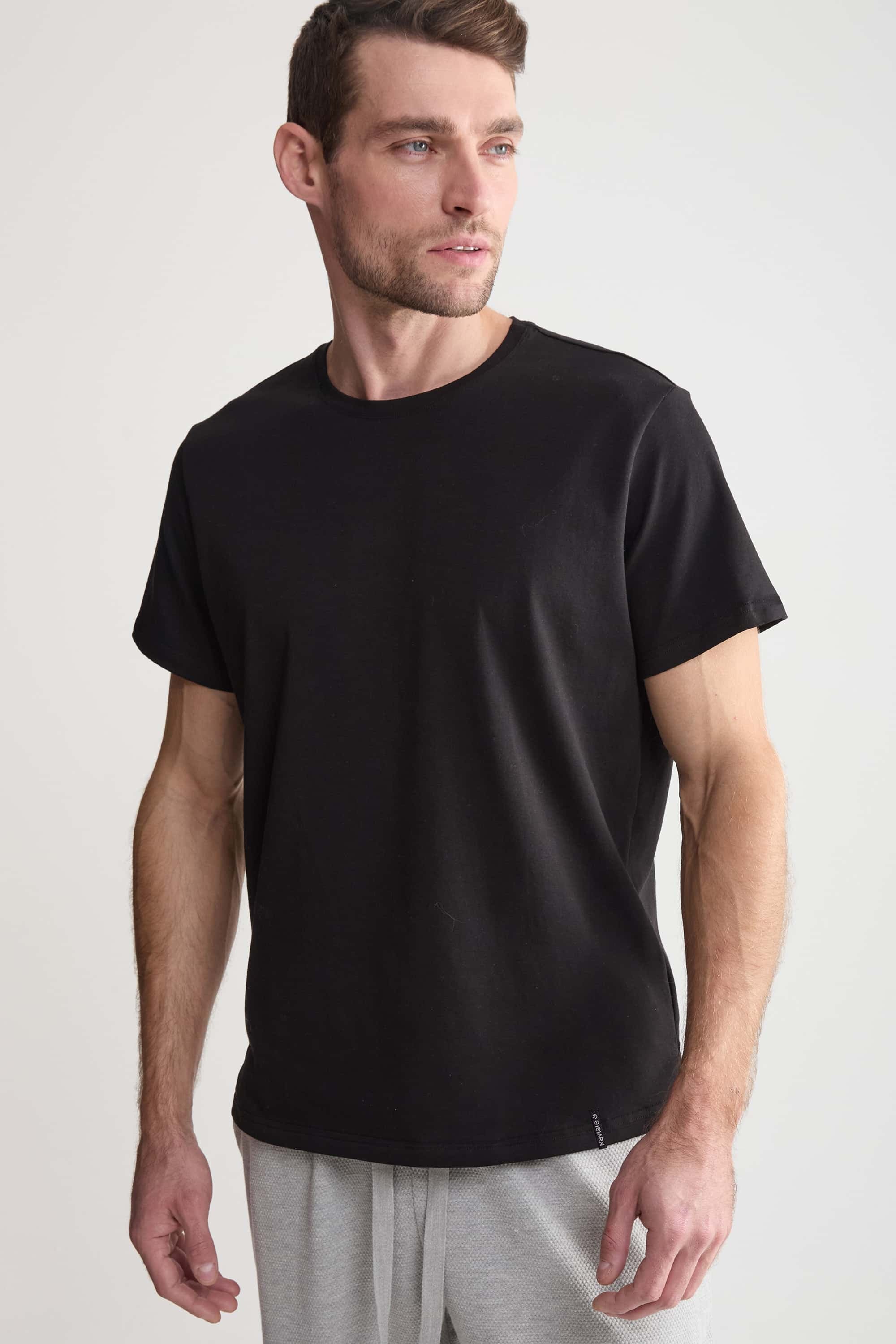 Мужская футболка MH320-01 Regular Man Charlie black