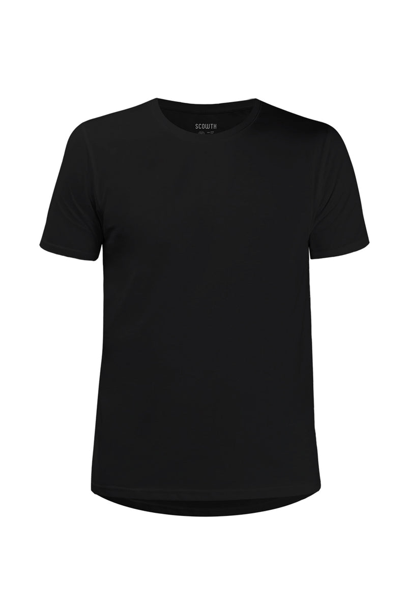 Мужская футболка из хлопка Black t-shirt black