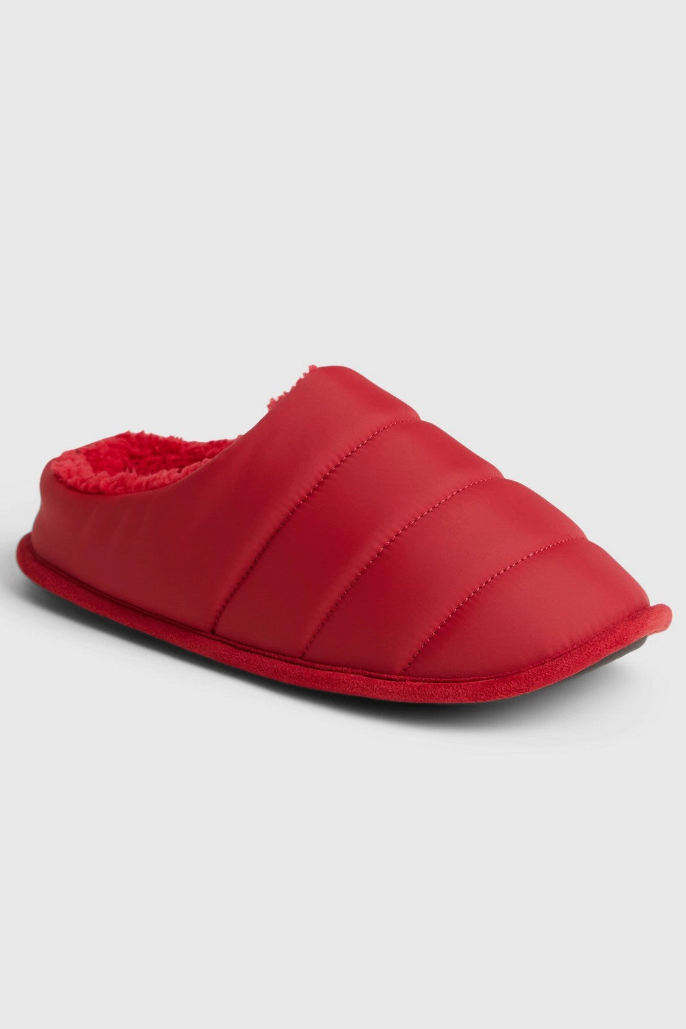 Тапочки с флисом 638420401 red