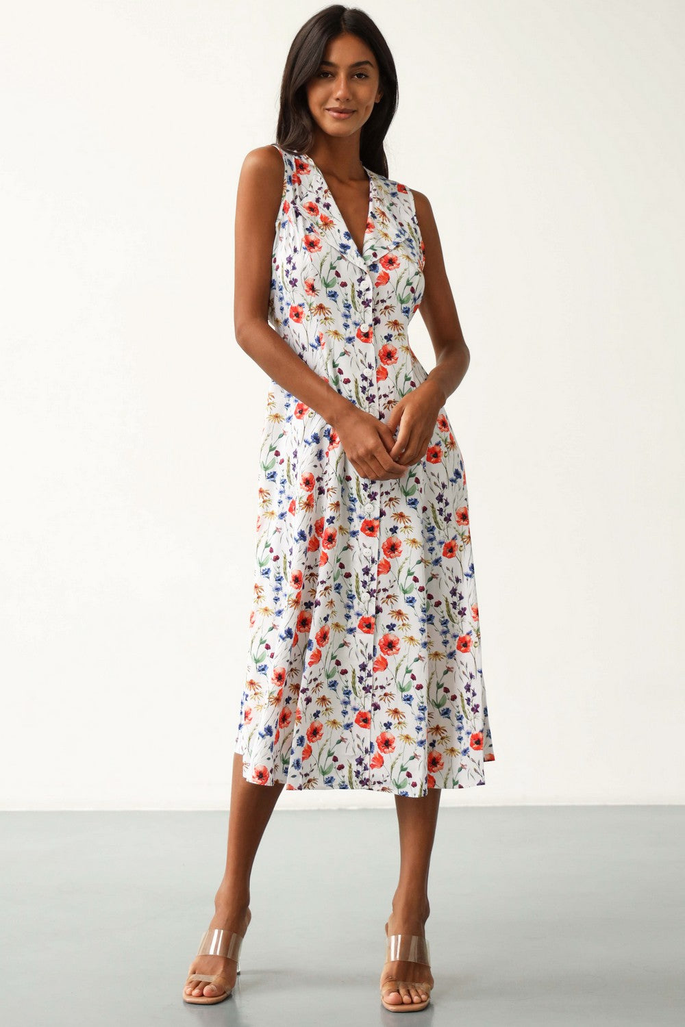 Сукня на ґудзиках з віскози 23049