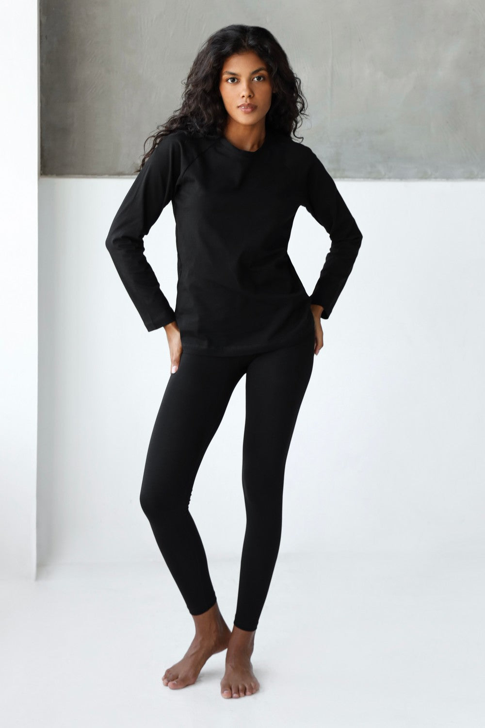 Хлопковые лосины 23105 black