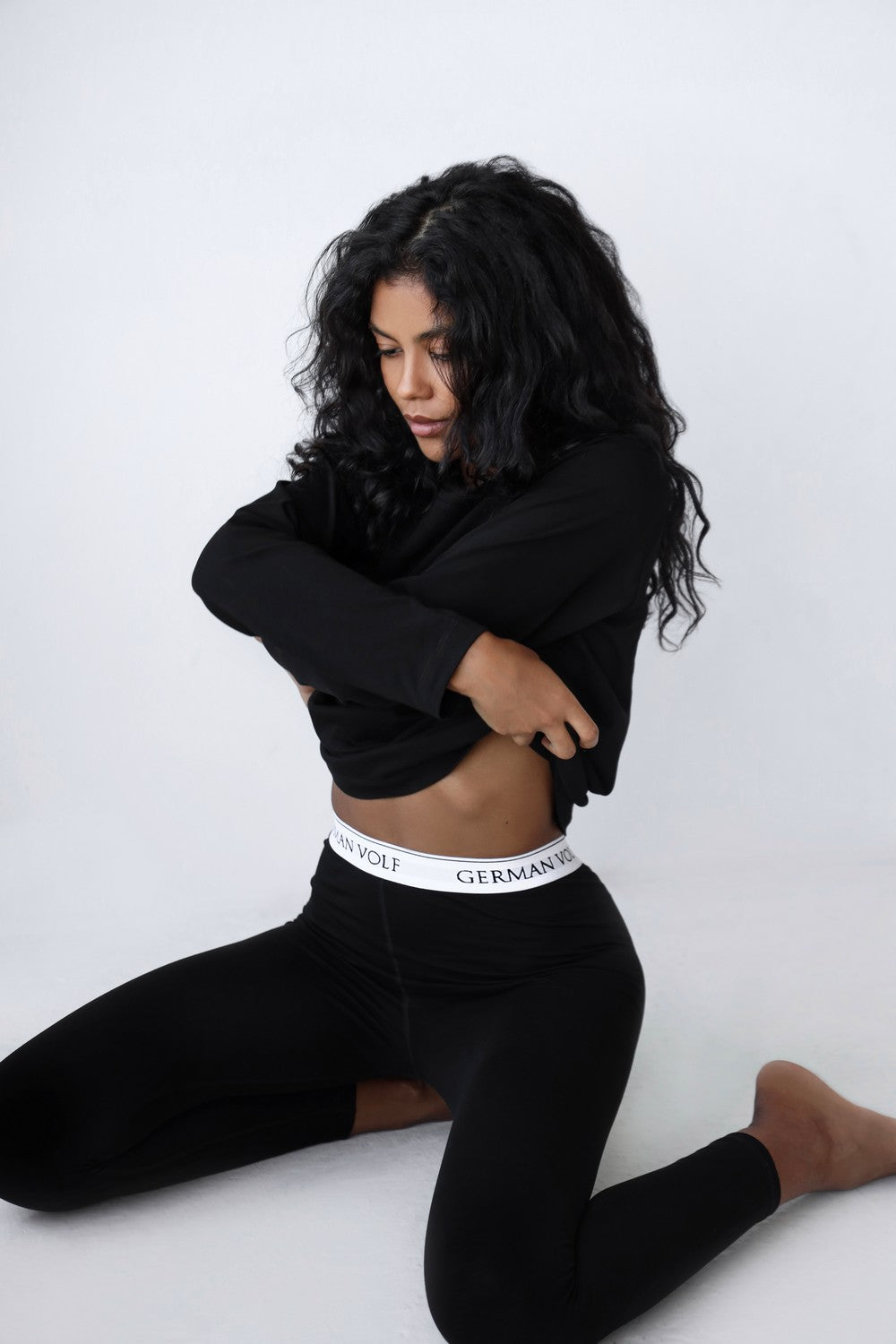 Хлопковые лосины 23105 black