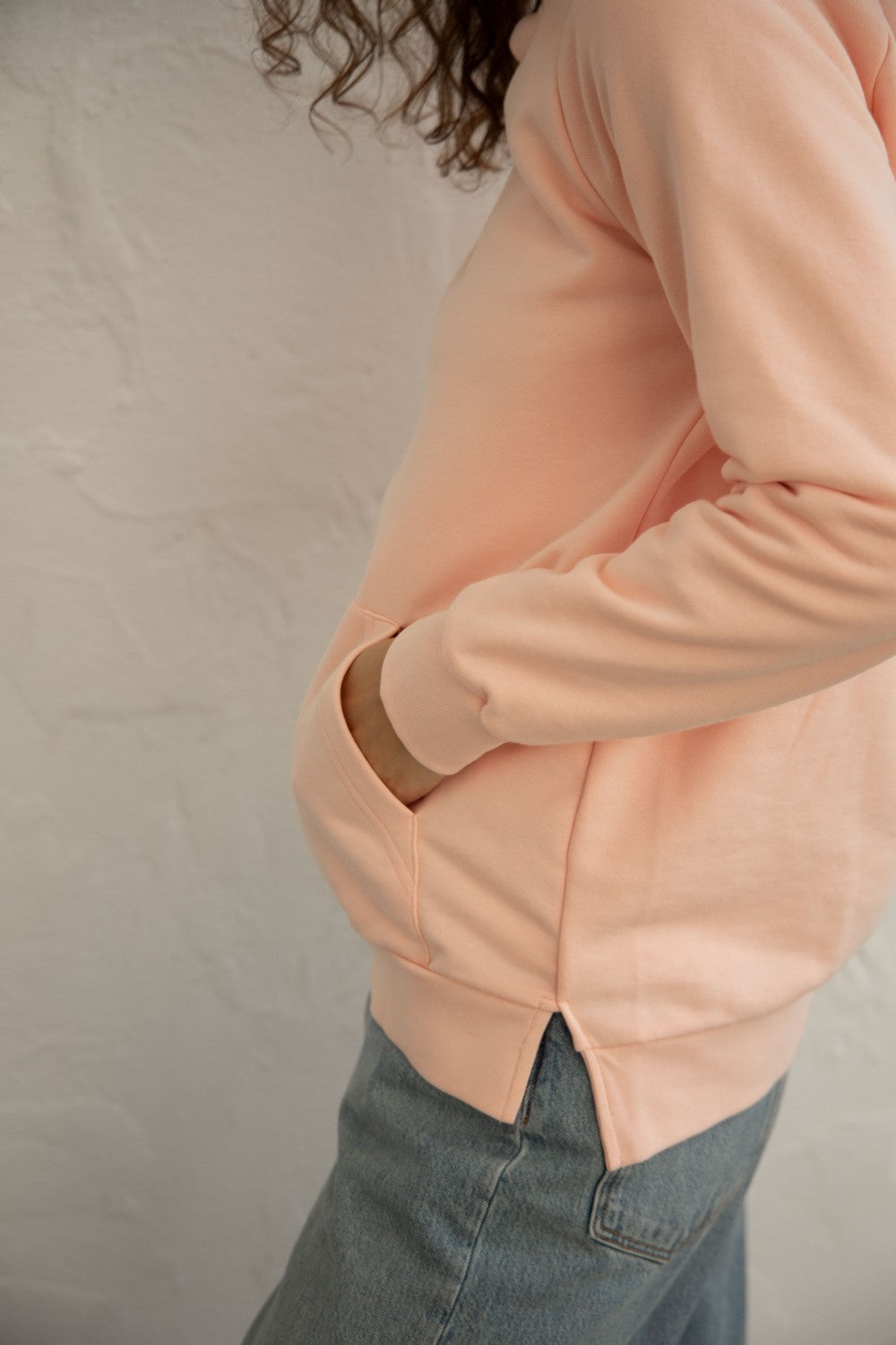 Бавовняне худі з капюшоном 23137 pink quartz