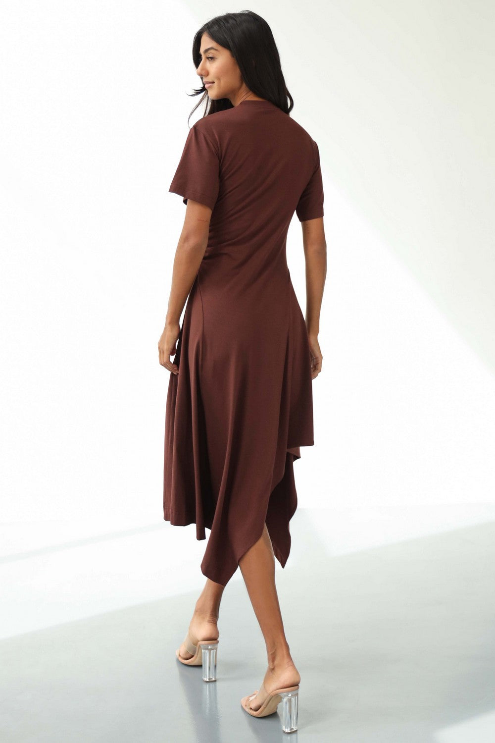 Сукня зі збірками з модалу 24043