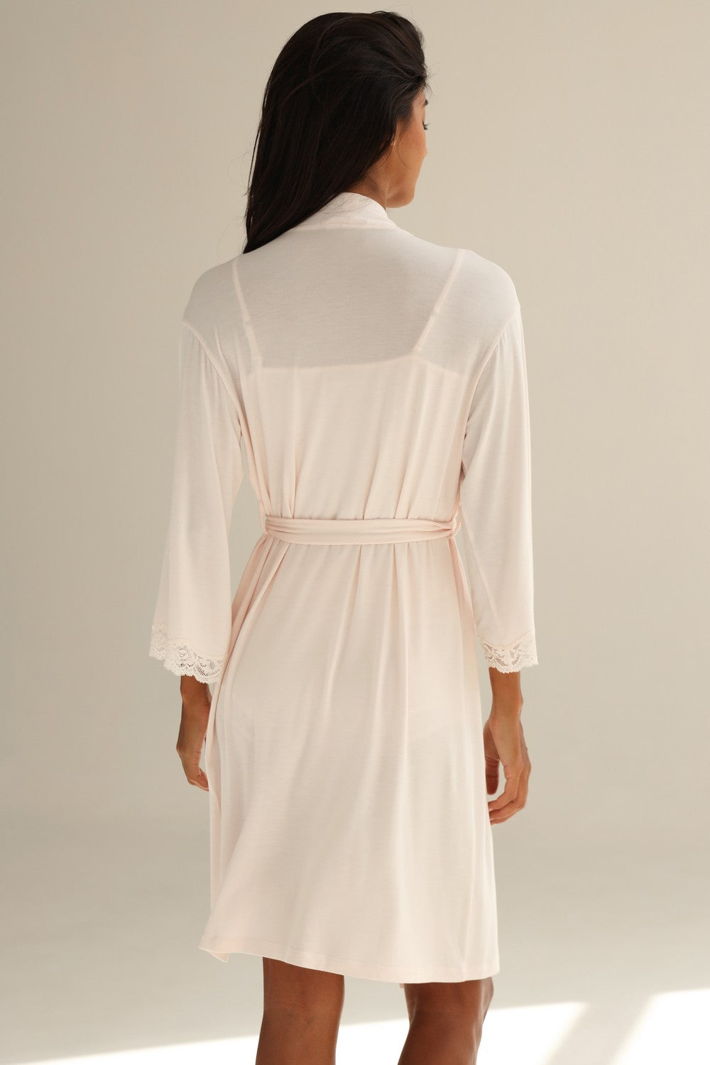 Халат из модала 24091 cream