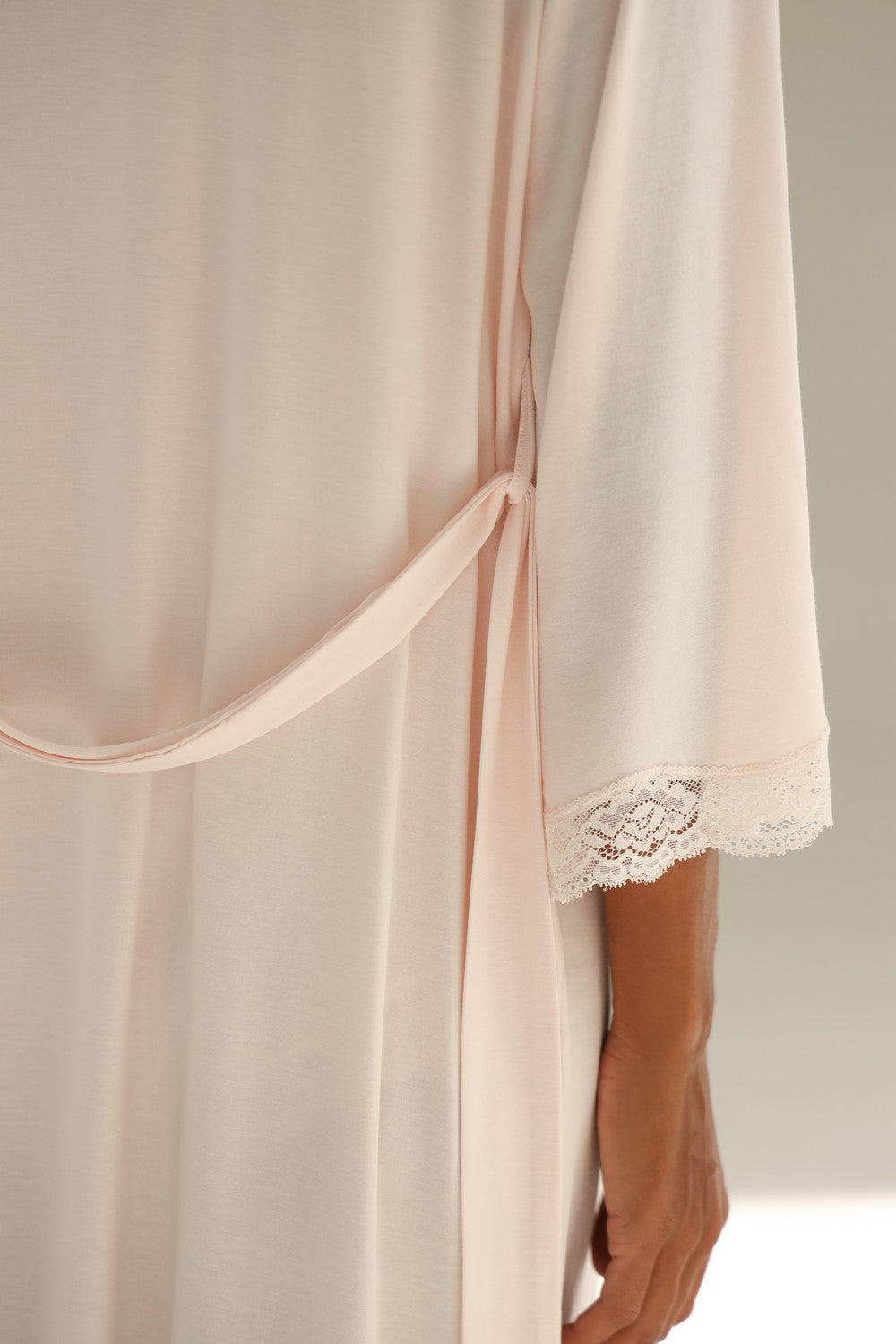 Халат из модала 24091 cream