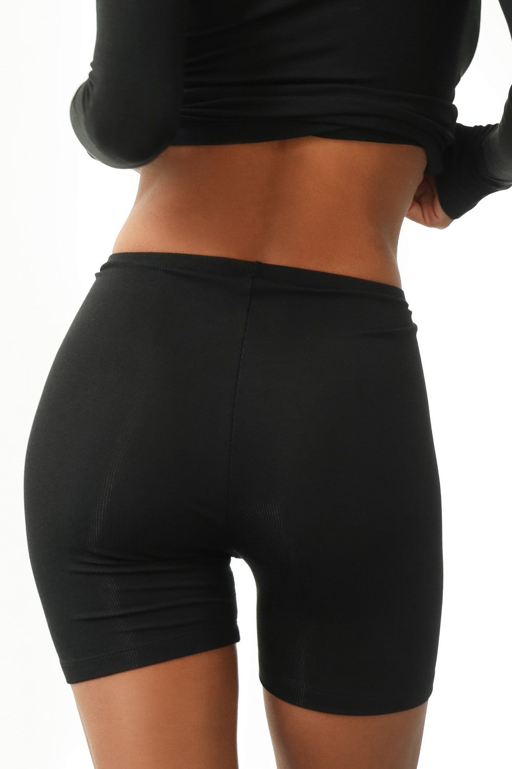 Велосипедки в рубчик 24111 black