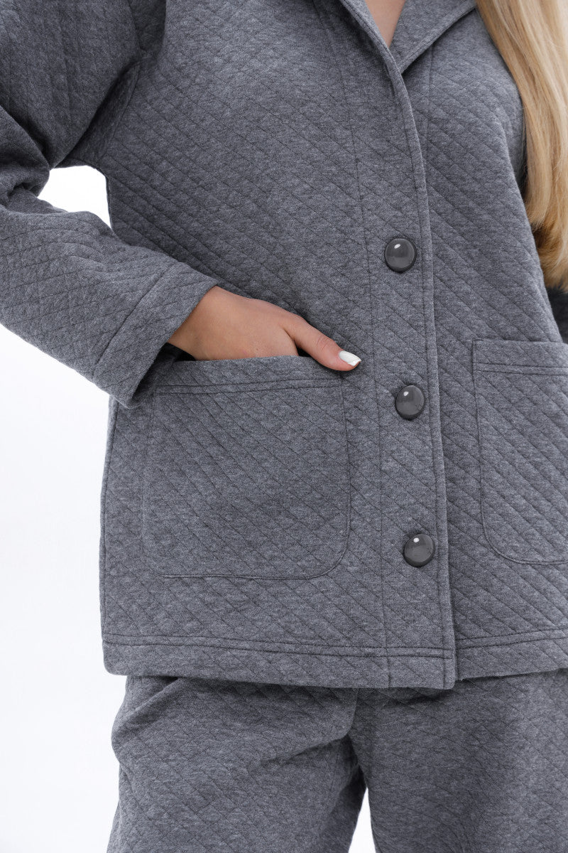 Домашний комплект из капитония 24126 dark gray