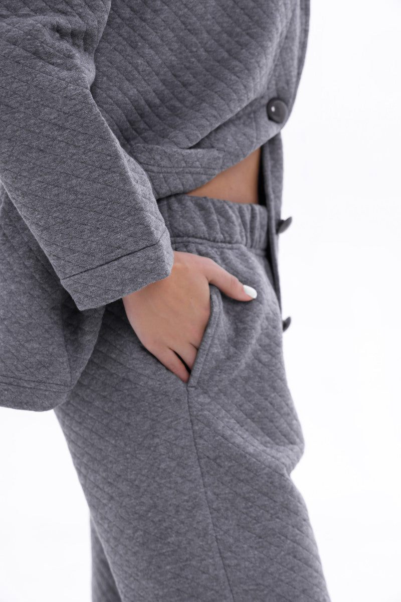 Домашний комплект из капитония 24126 dark gray