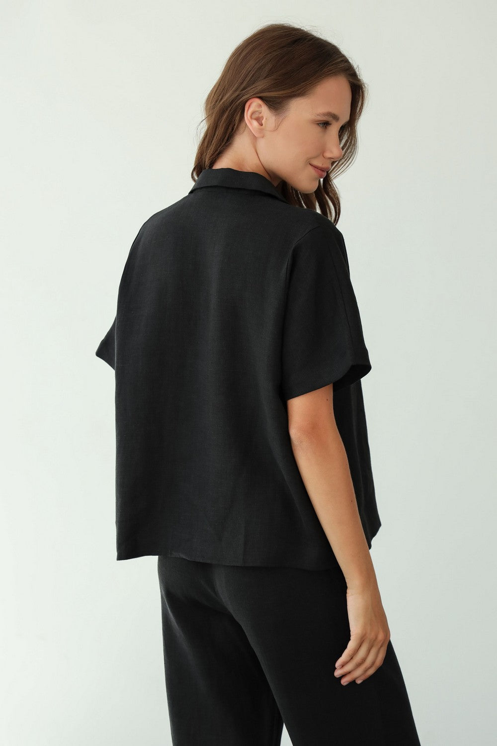 Сорочка з короткими рукавами 24127 black