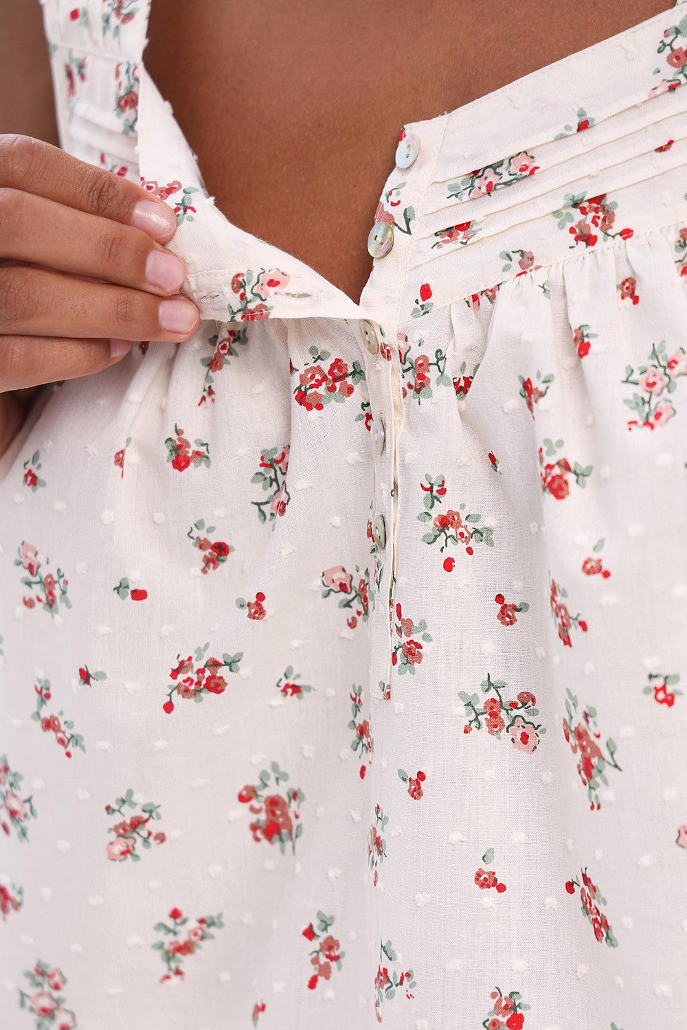 Пижама из батиста 25070 red roses