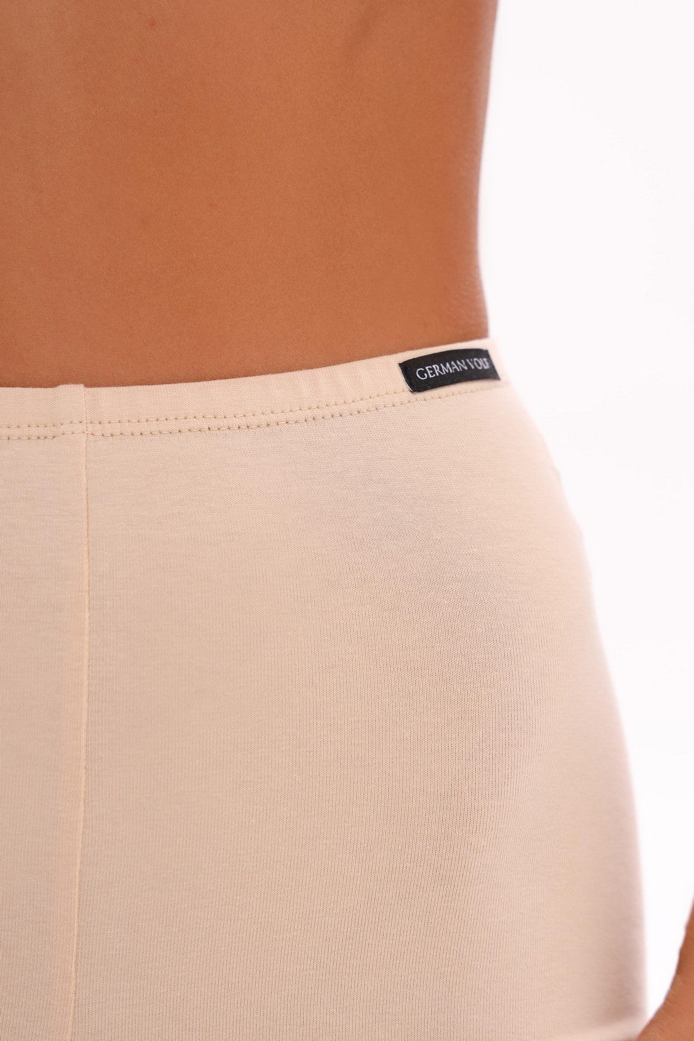 Шортики с высокой талией 25076 beige