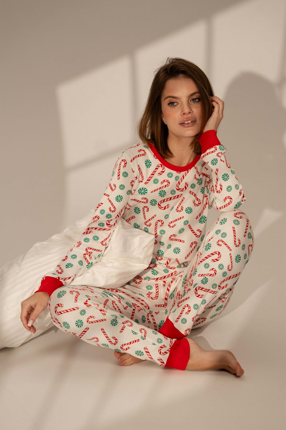 Хлопковая пижама Candy Cane 25126