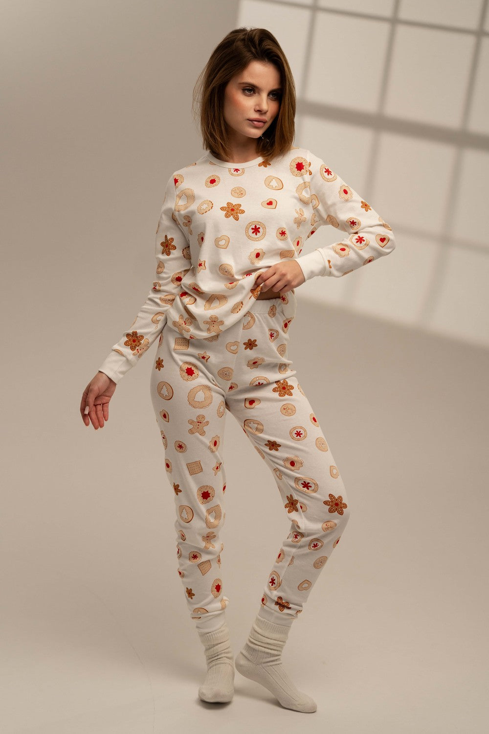 Хлопковая пижама 25127