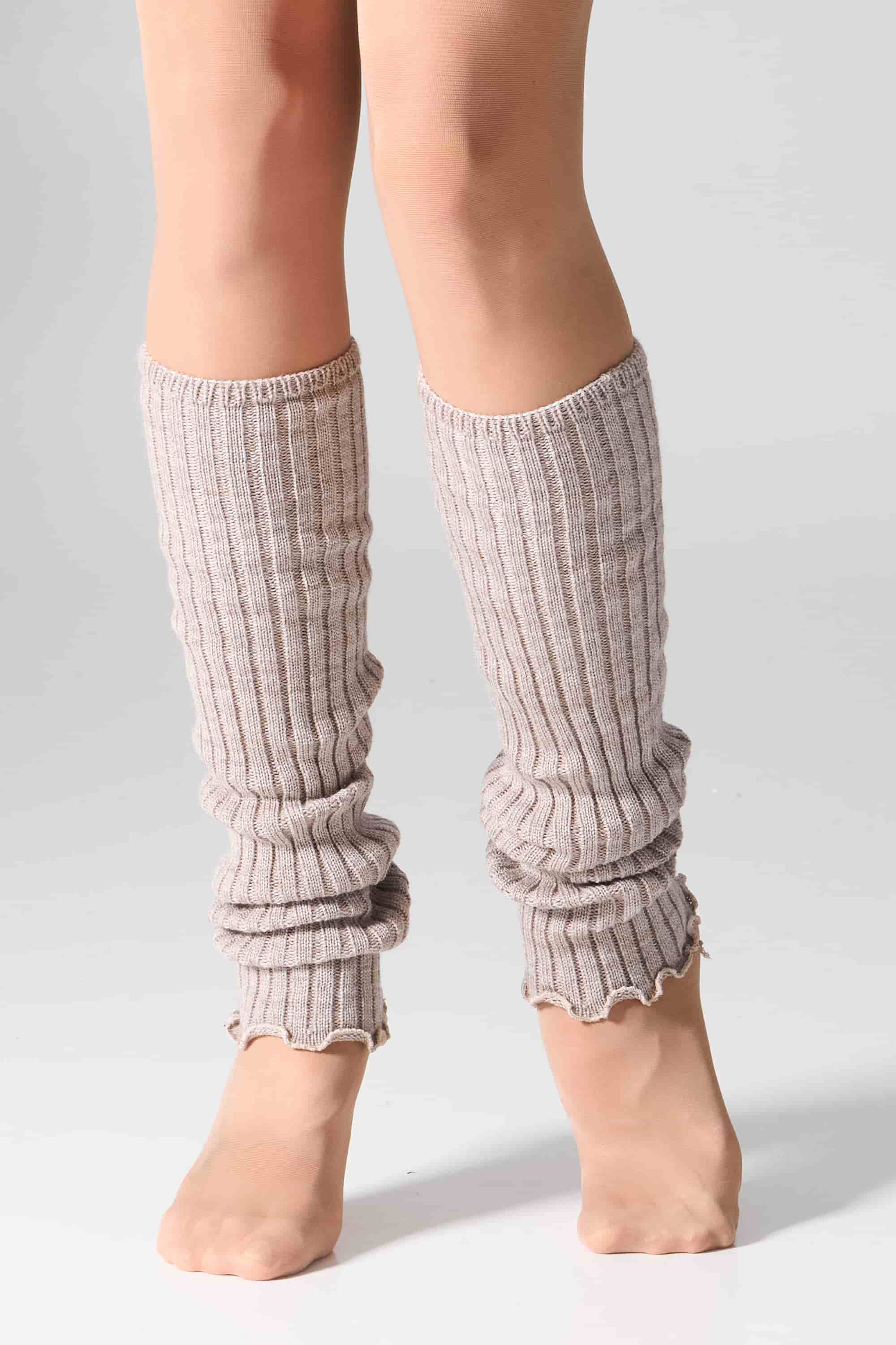 Гетры в рубчик GT25 beige