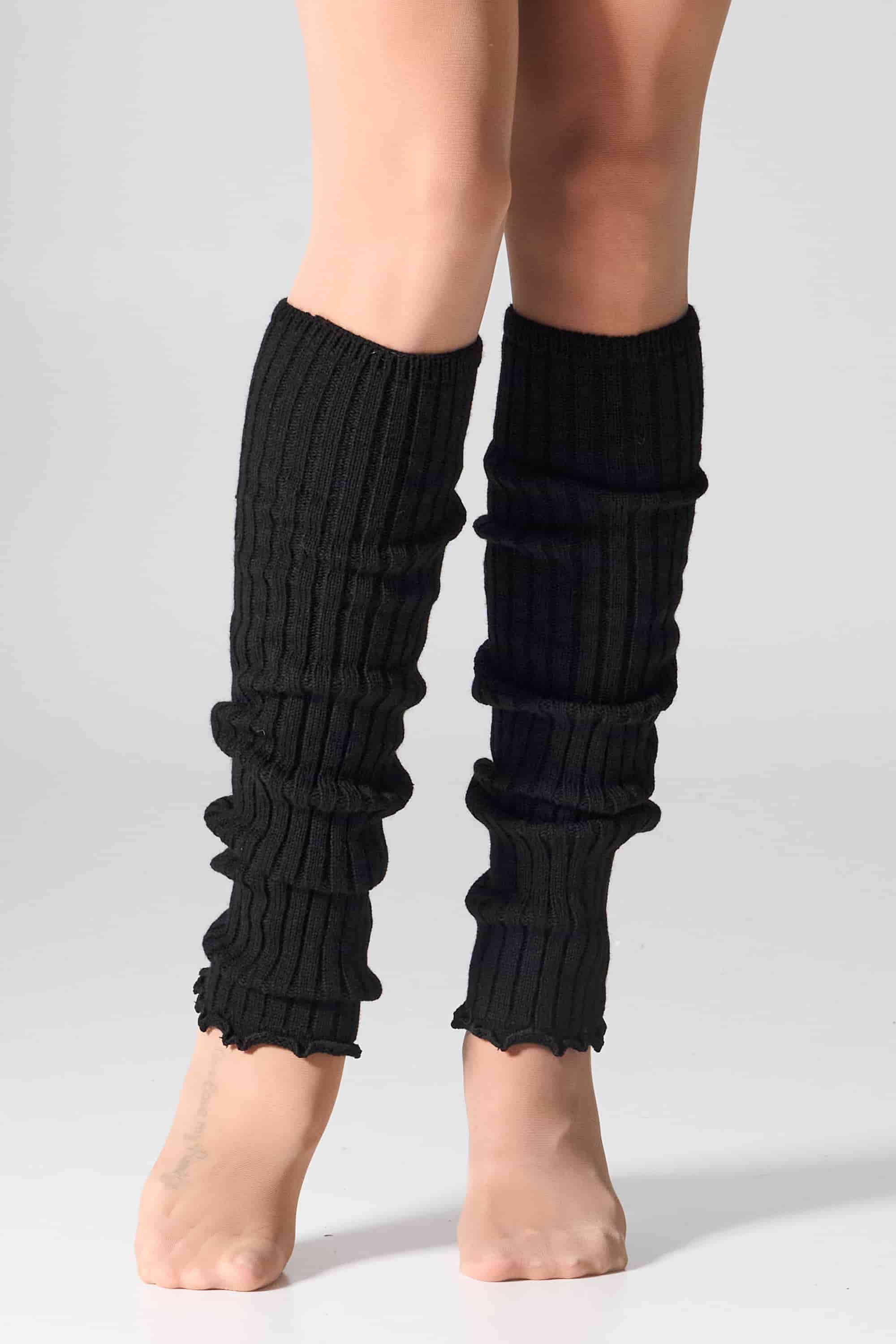 Гетры в рубчик GT25 black