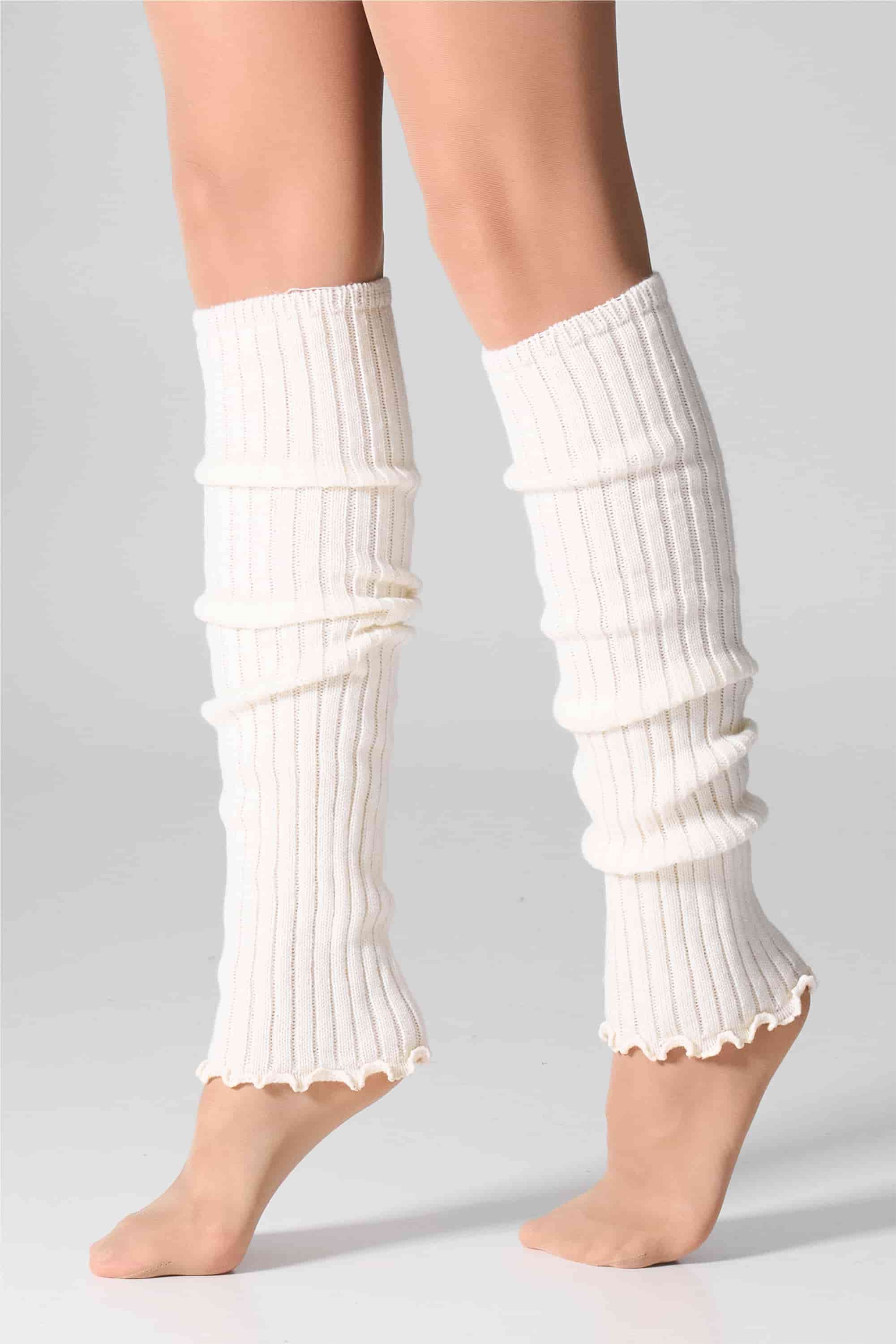 Гетры в рубчик GT25 panna