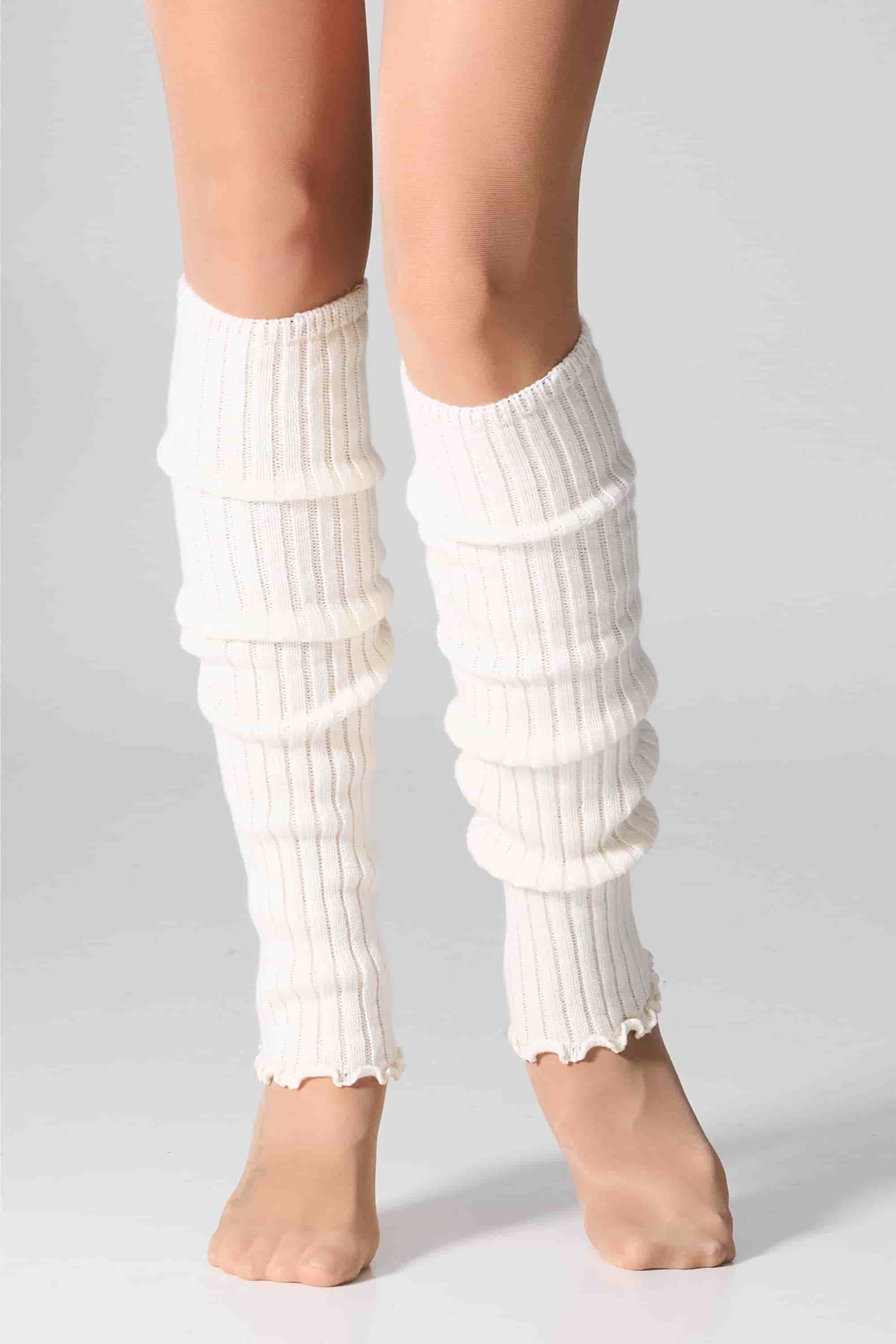 Гетры в рубчик GT25 panna