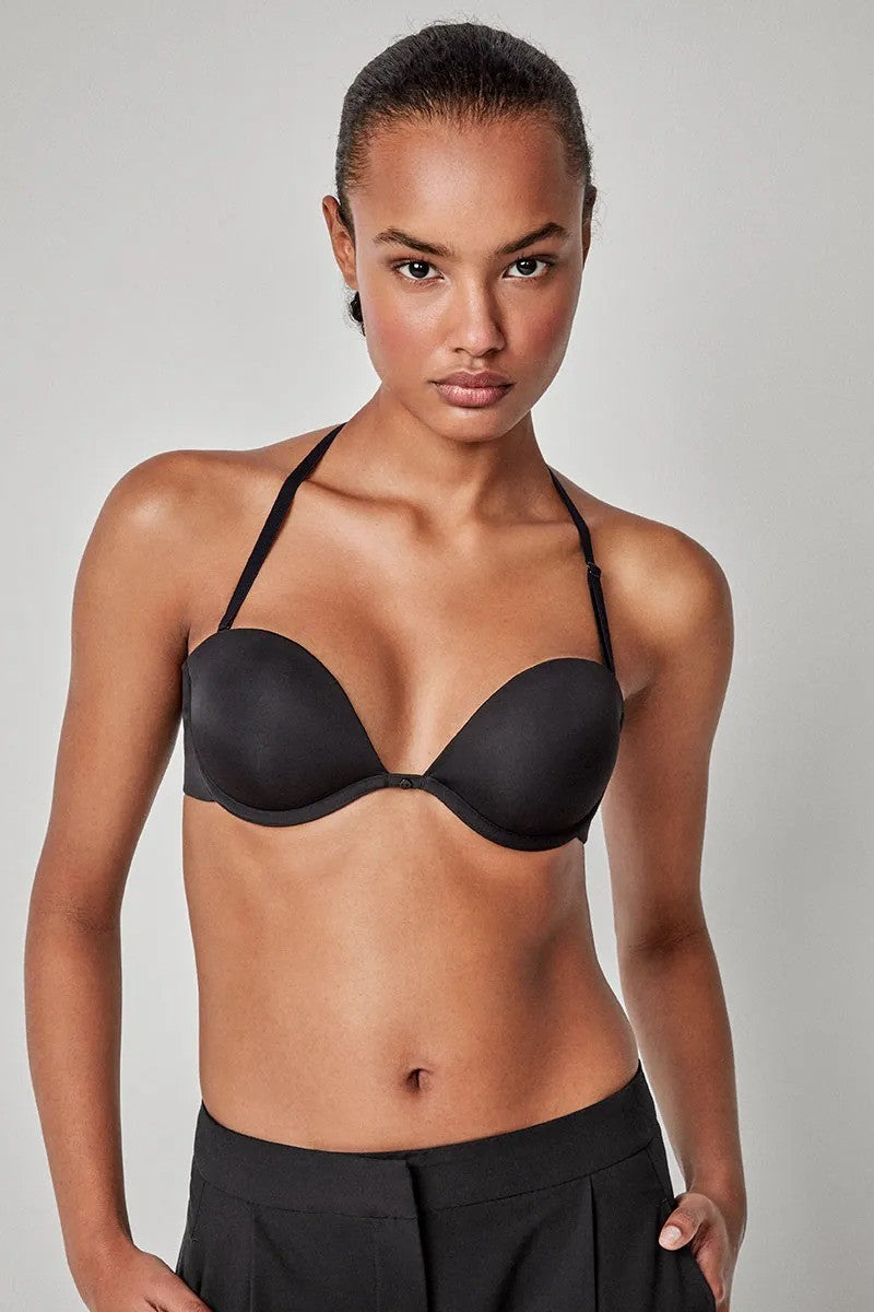 Бюстгальтер со съемными бретелями 1/10040 black