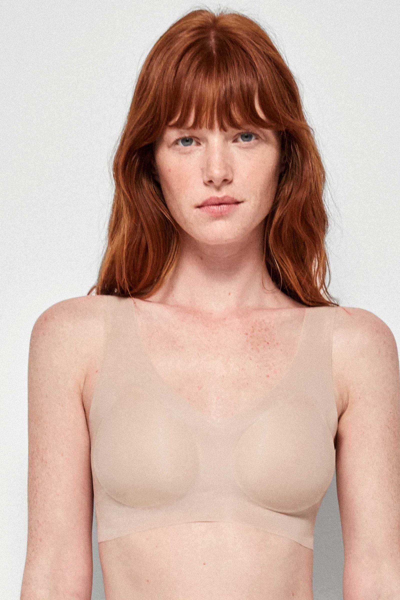 Бесшовный бралет без косточек 10026T beige