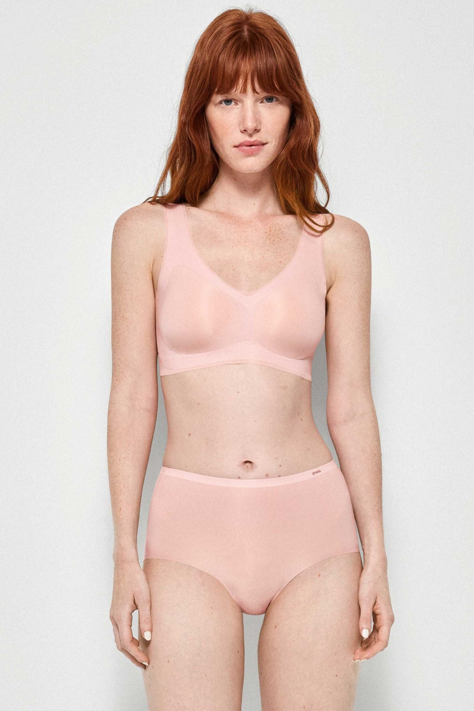 Бесшовный бралет без косточек 10026T rose