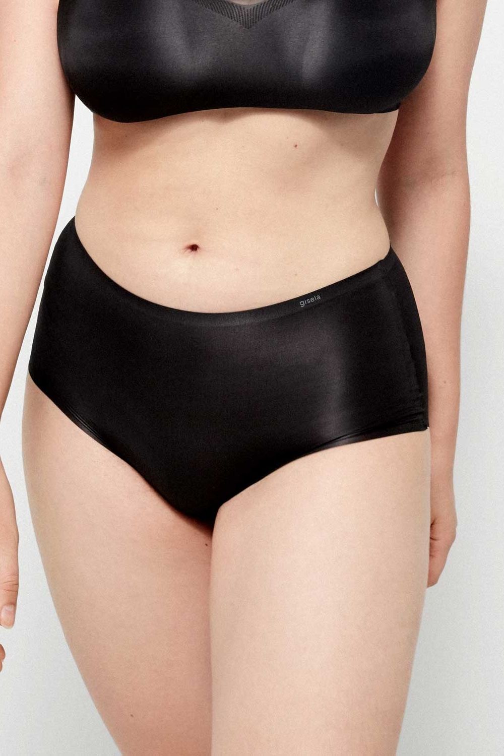 Бесшовные трусики слип 10027B black