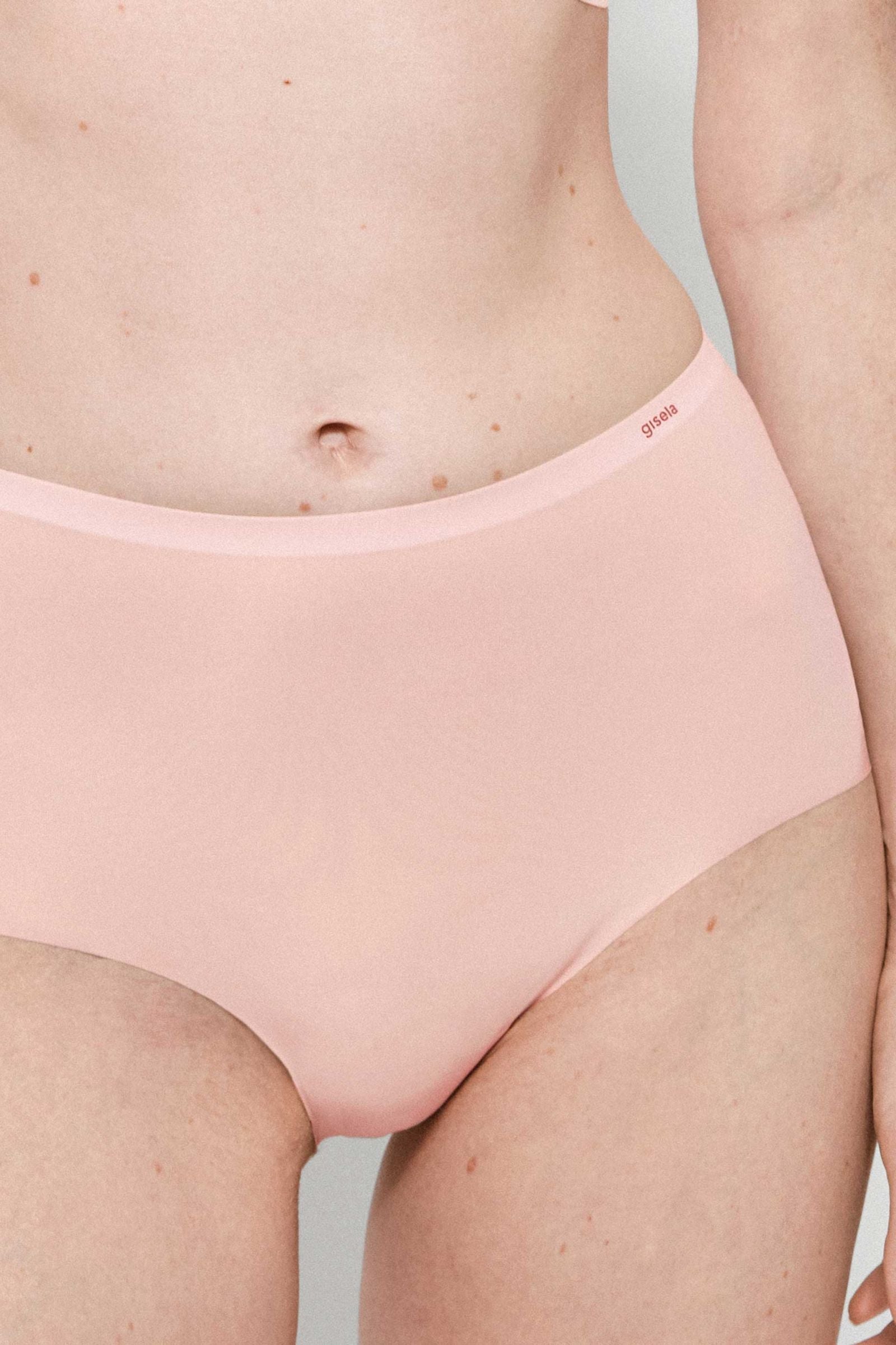 Бесшовные трусики слип 10027B rose