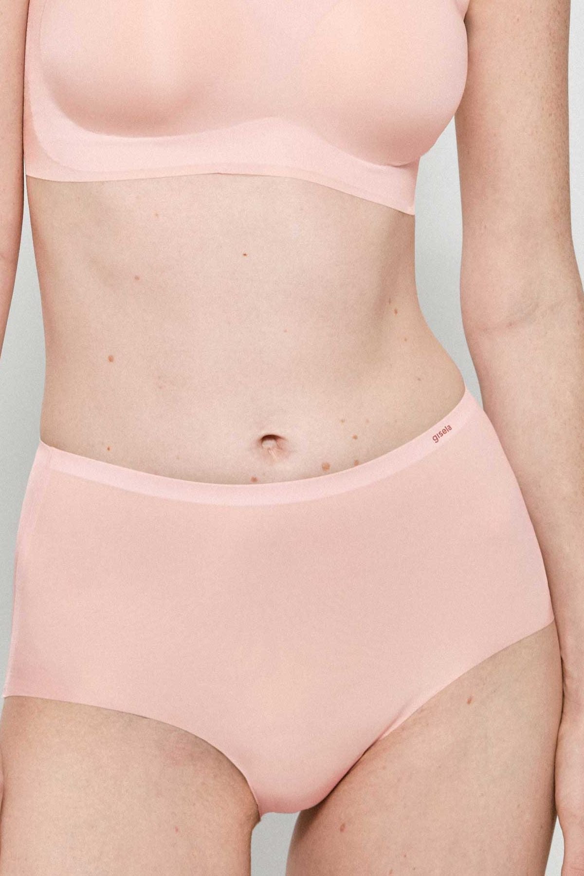 Бесшовные трусики слип 10027B rose