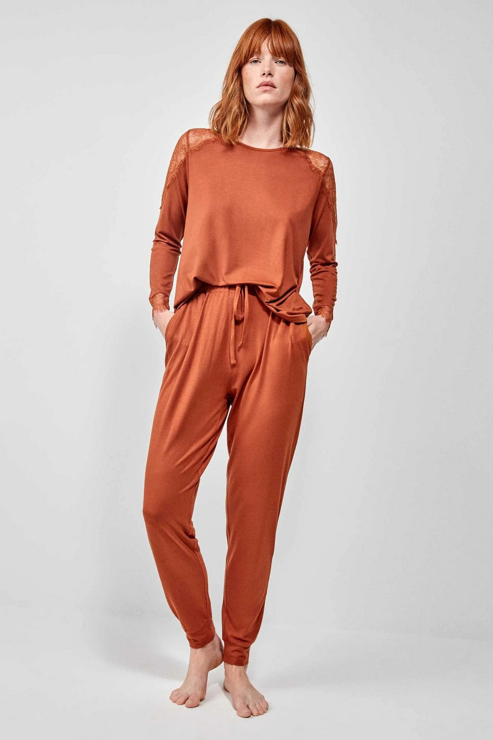 Пижама с брюками 2/20177 terracotta