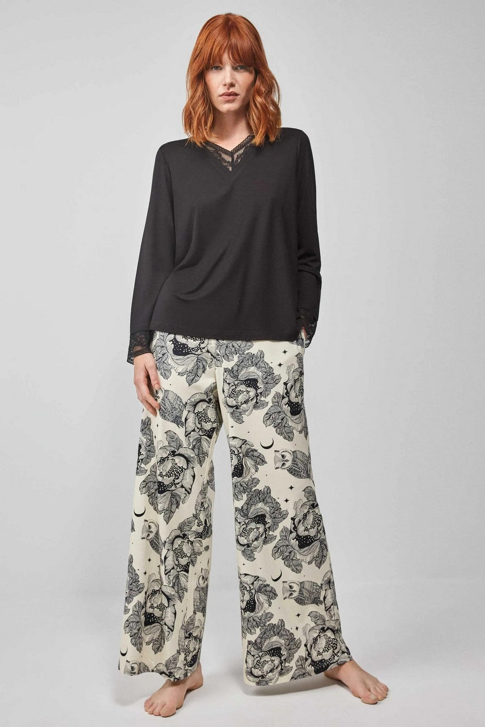 Пижама из вискозы 2/20180 black