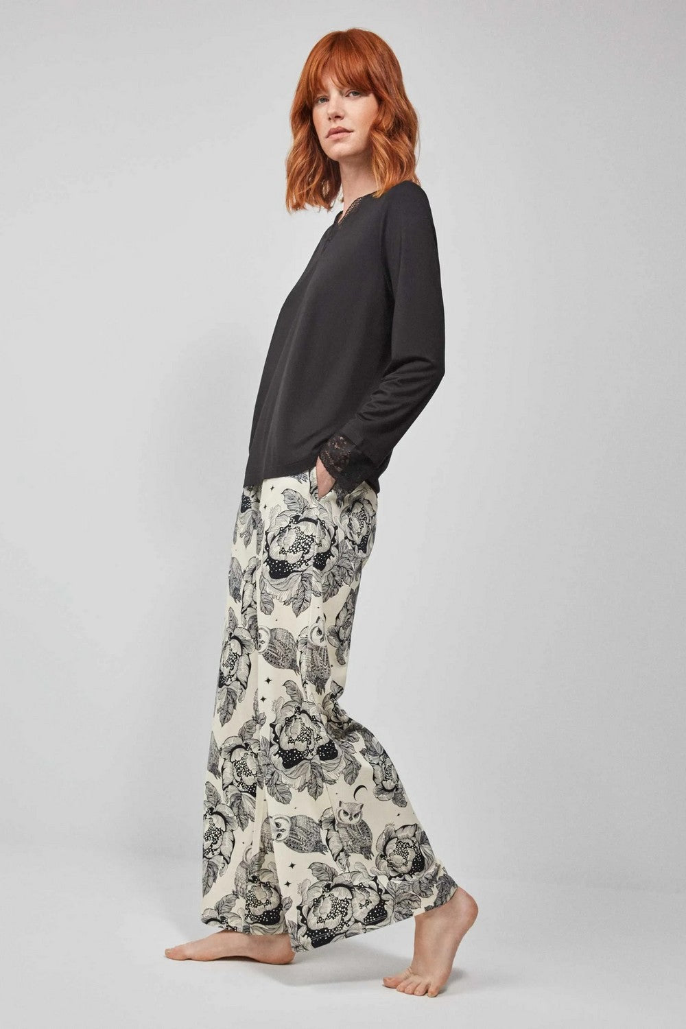 Пижама из вискозы 2/20180 black