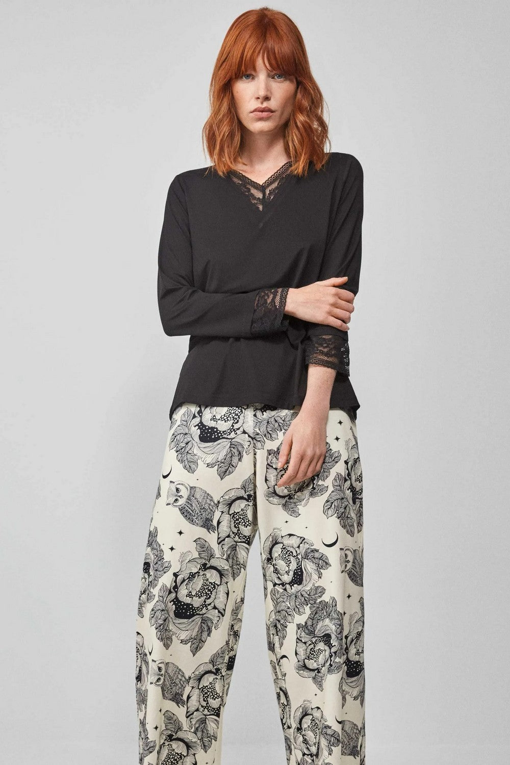 Пижама из вискозы 2/20180 black