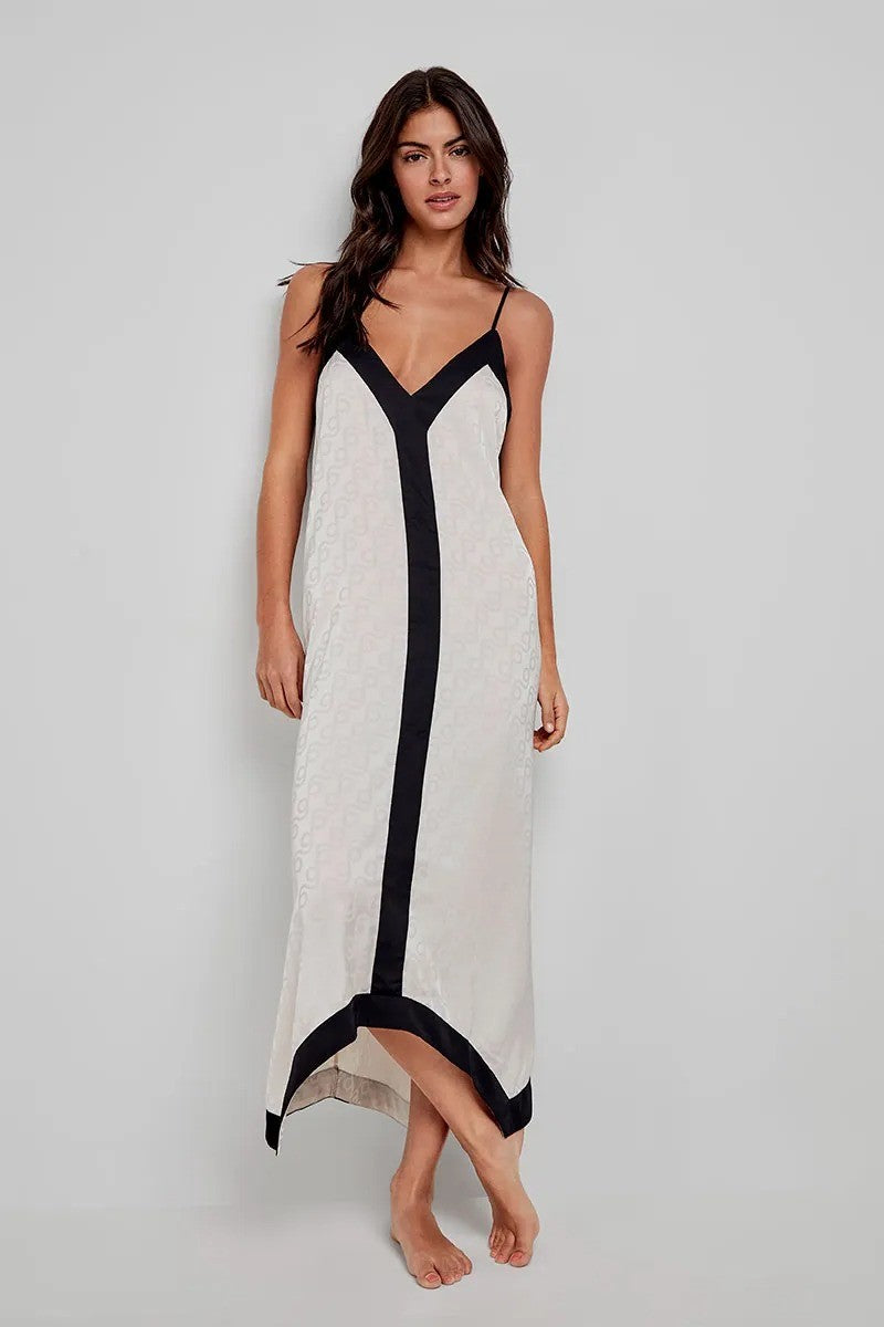 Длинная ночная сорочка 2/20254 beige