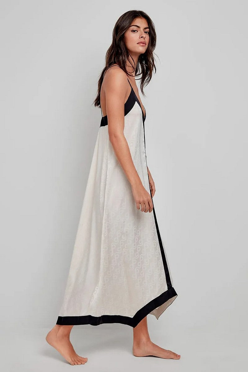 Длинная ночная сорочка 2/20254 beige