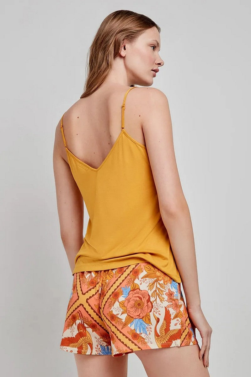 Атласные шорты с принтом 2/20268B