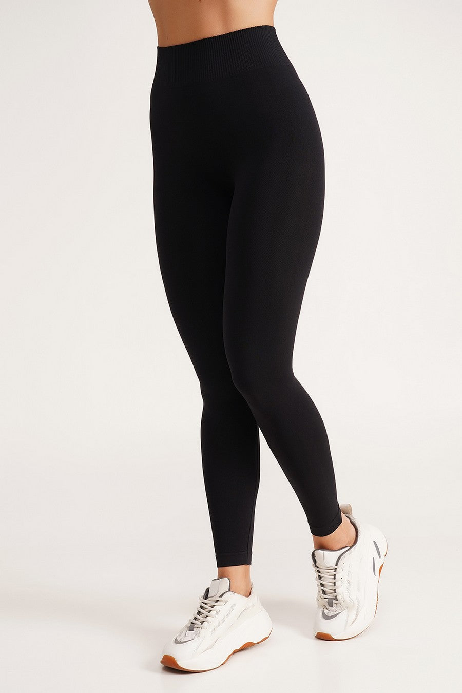 Бесшовные леггинсы из микрофибры 1000737 Leggings black