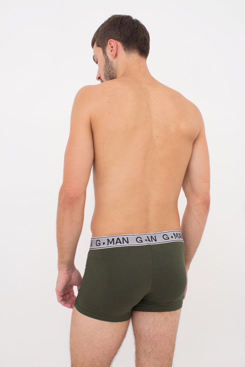 Чоловічі труси шорти з бавовни 1009830 G-Man 20401/60 khaki