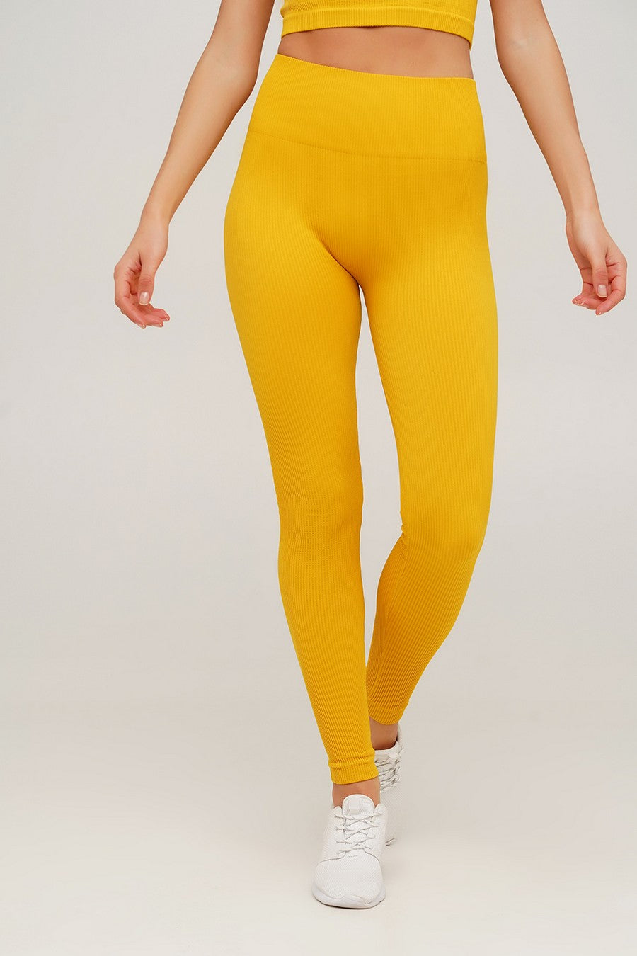 Бесшовные леггинсы в рубчик 1009878 Leggings Rib honey