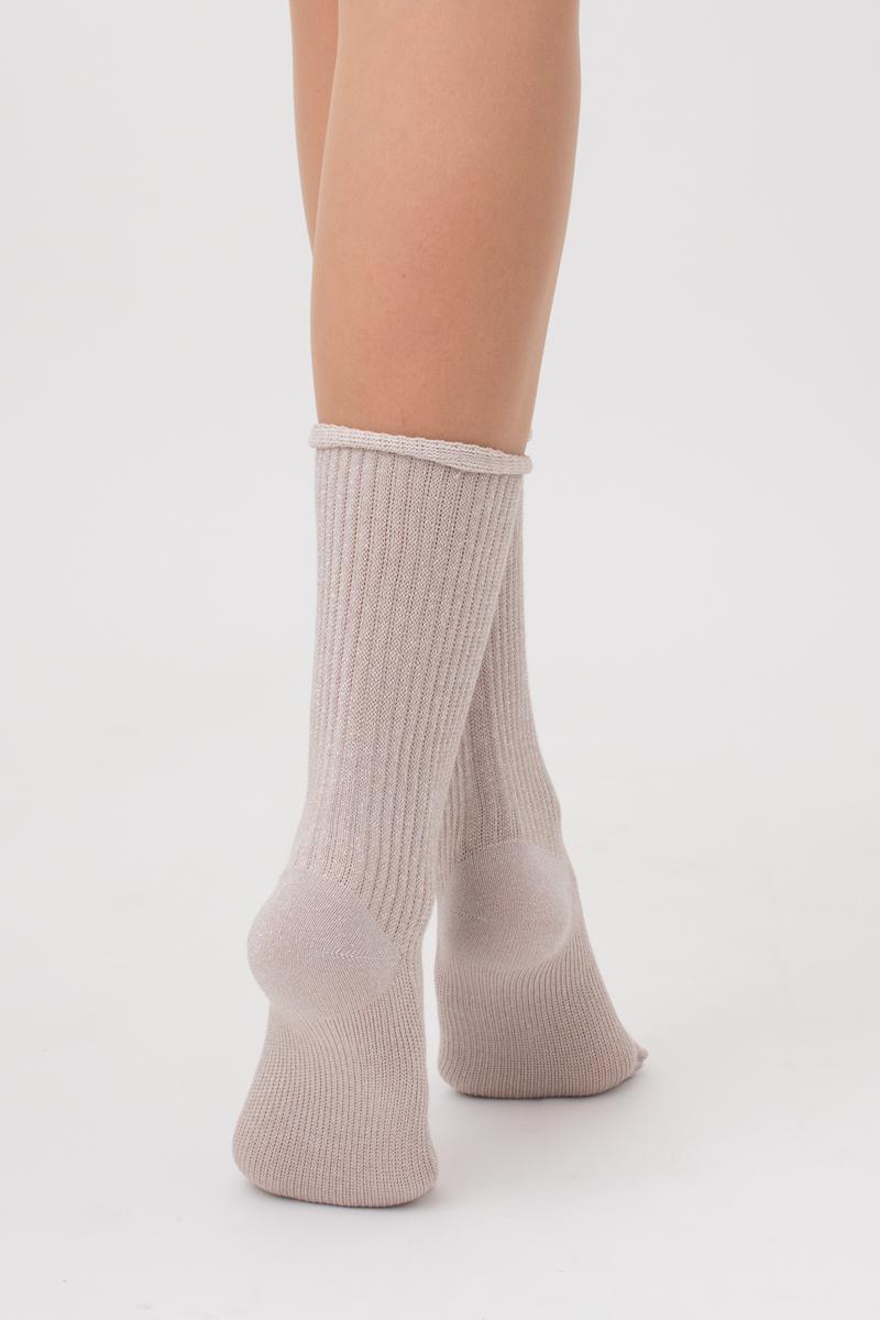 Люрексовые носки в рубчик 1010099 WS4 Lurex Rib 001