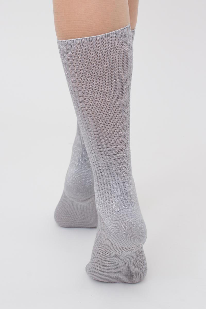Люрексовые носки в рубчик 1010099 WS4 Lurex Rib 001