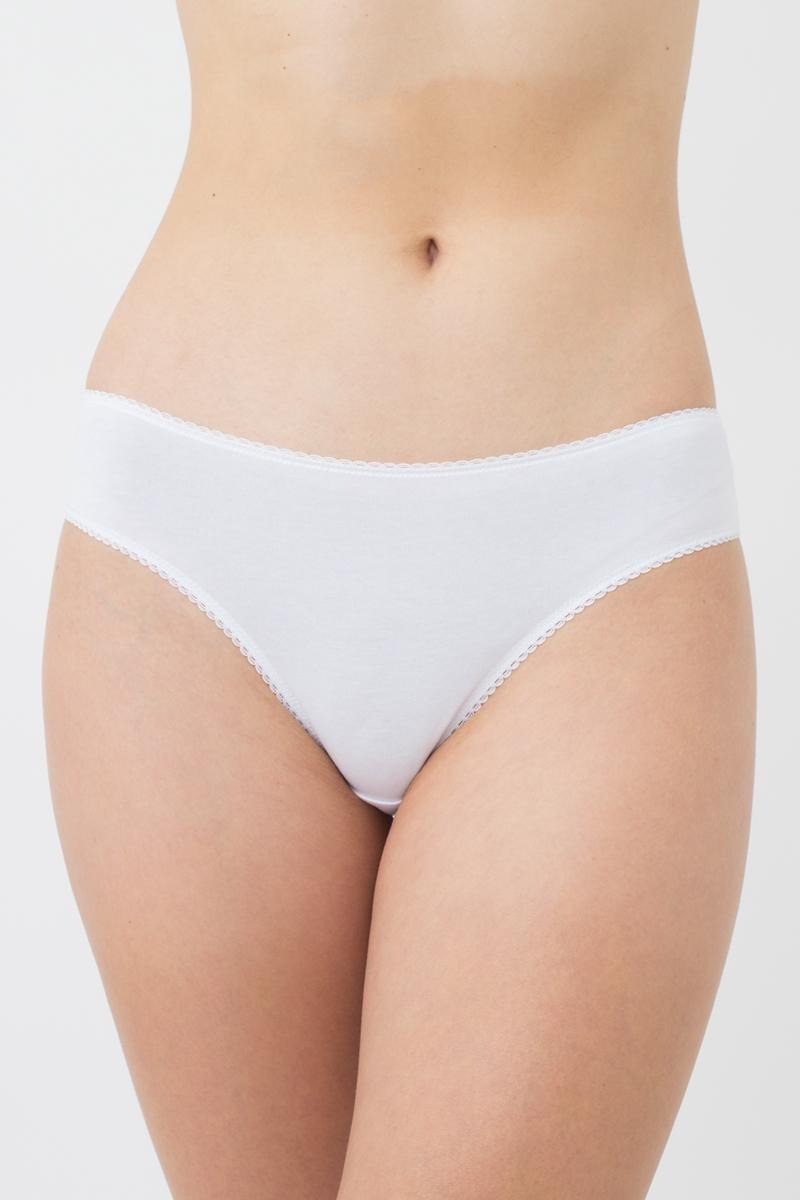 Хлопковые трусики слип Basic UP-00000555 white