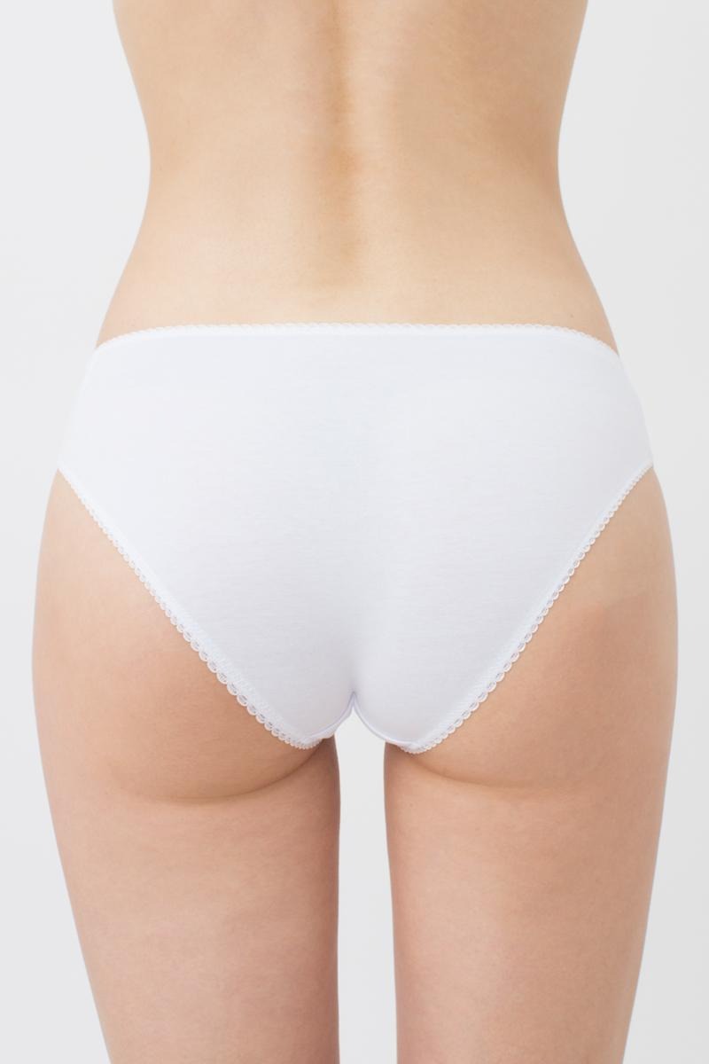 Хлопковые трусики слип Basic UP-00000555 white