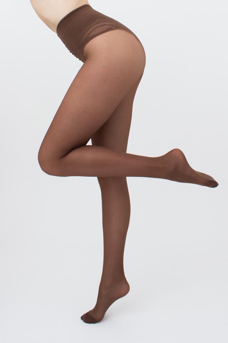 Корректирующие колготки с утягивающими ажурными трусиками Body 40d