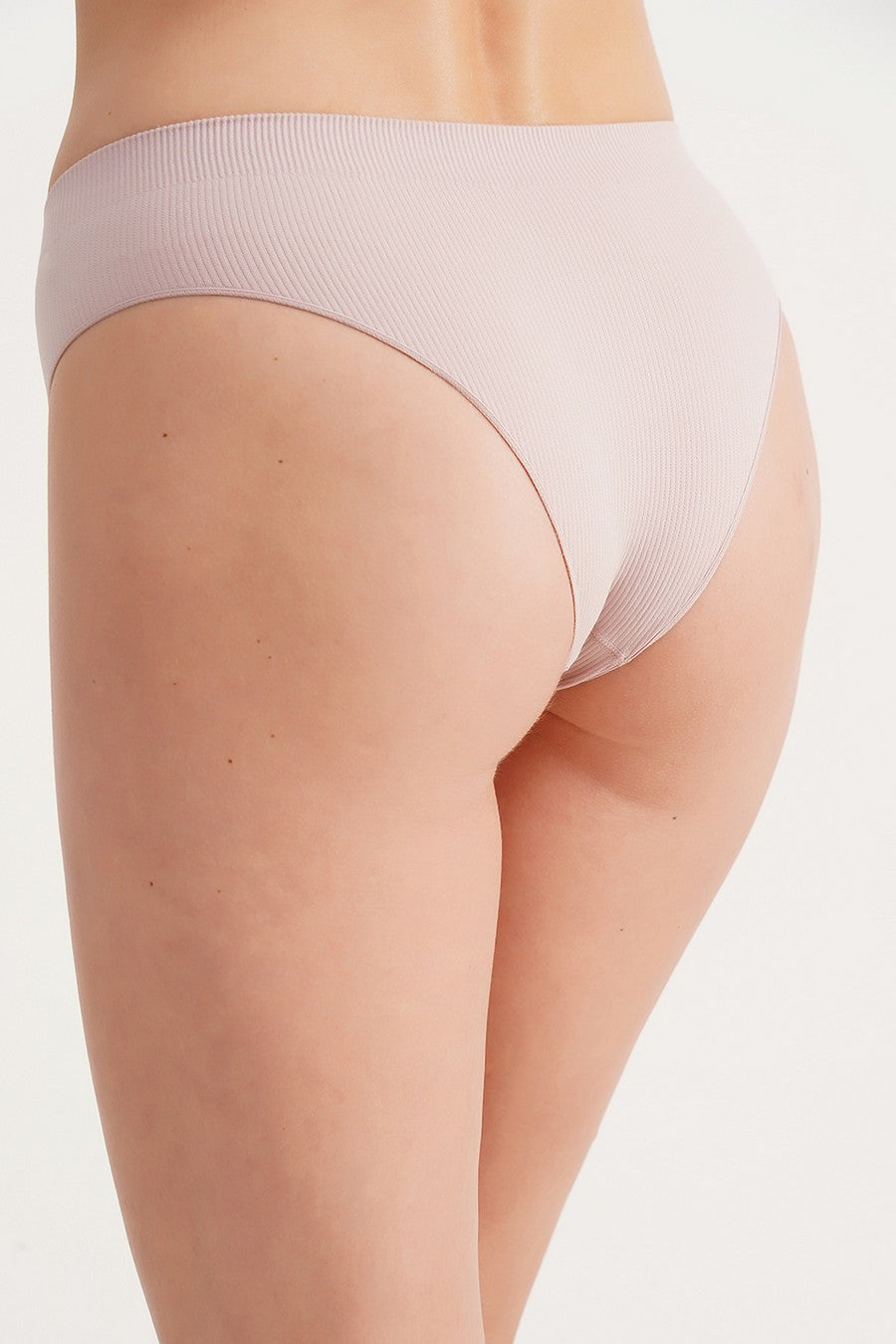 Трусики бразилиана в рубчик Brasilian Briefs Rib burnished lilac