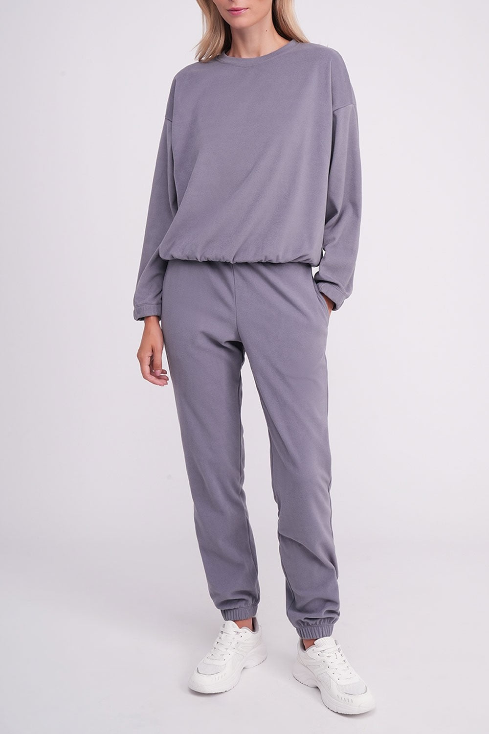 Домашній флісовий комплект Fleece Flow UP-00003005 grey Giulia