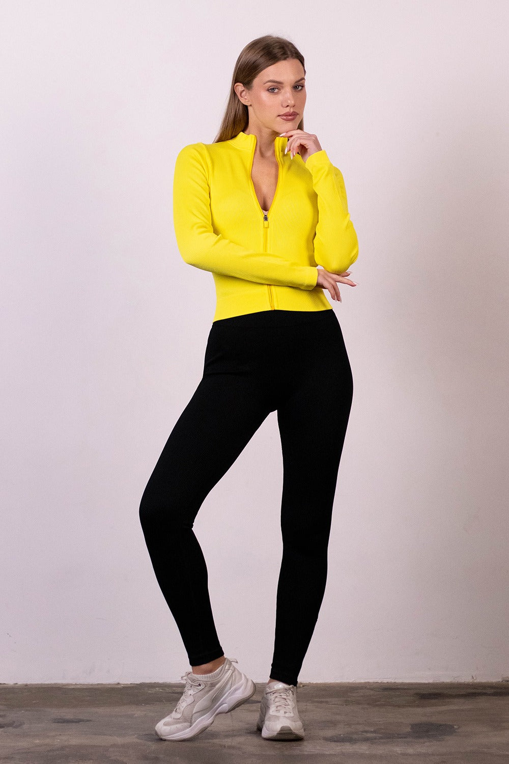 Жіночий лонгслів Flex Longsleeve UP-00003333 cold lemon