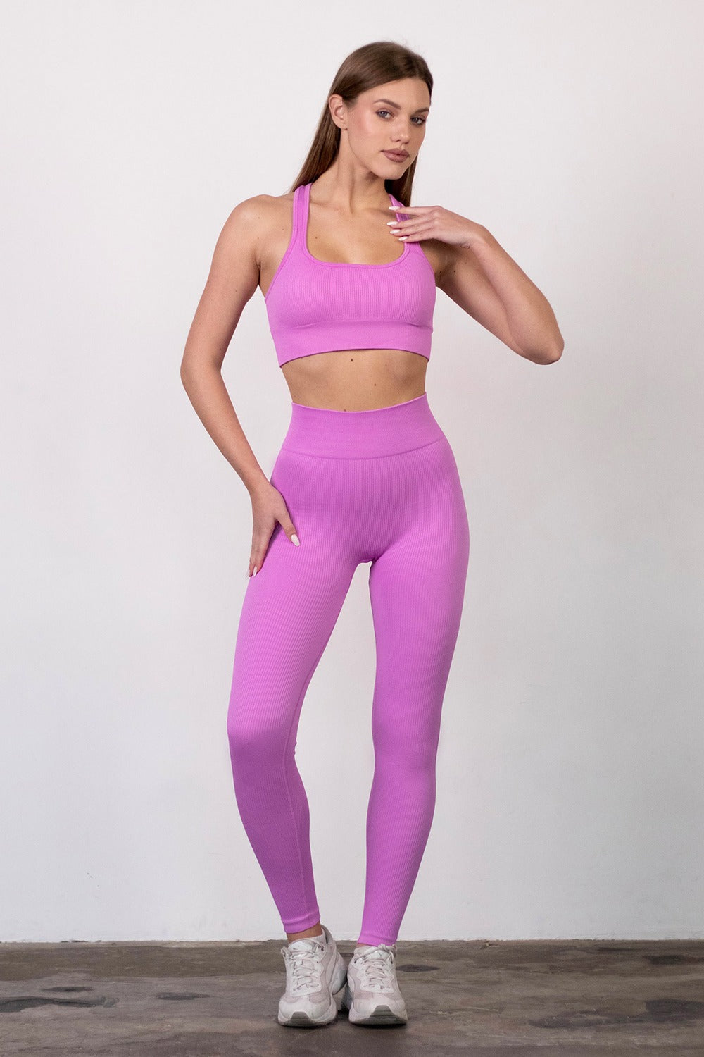 Топ до рубчика Flex top UP-00003343 ultra pink