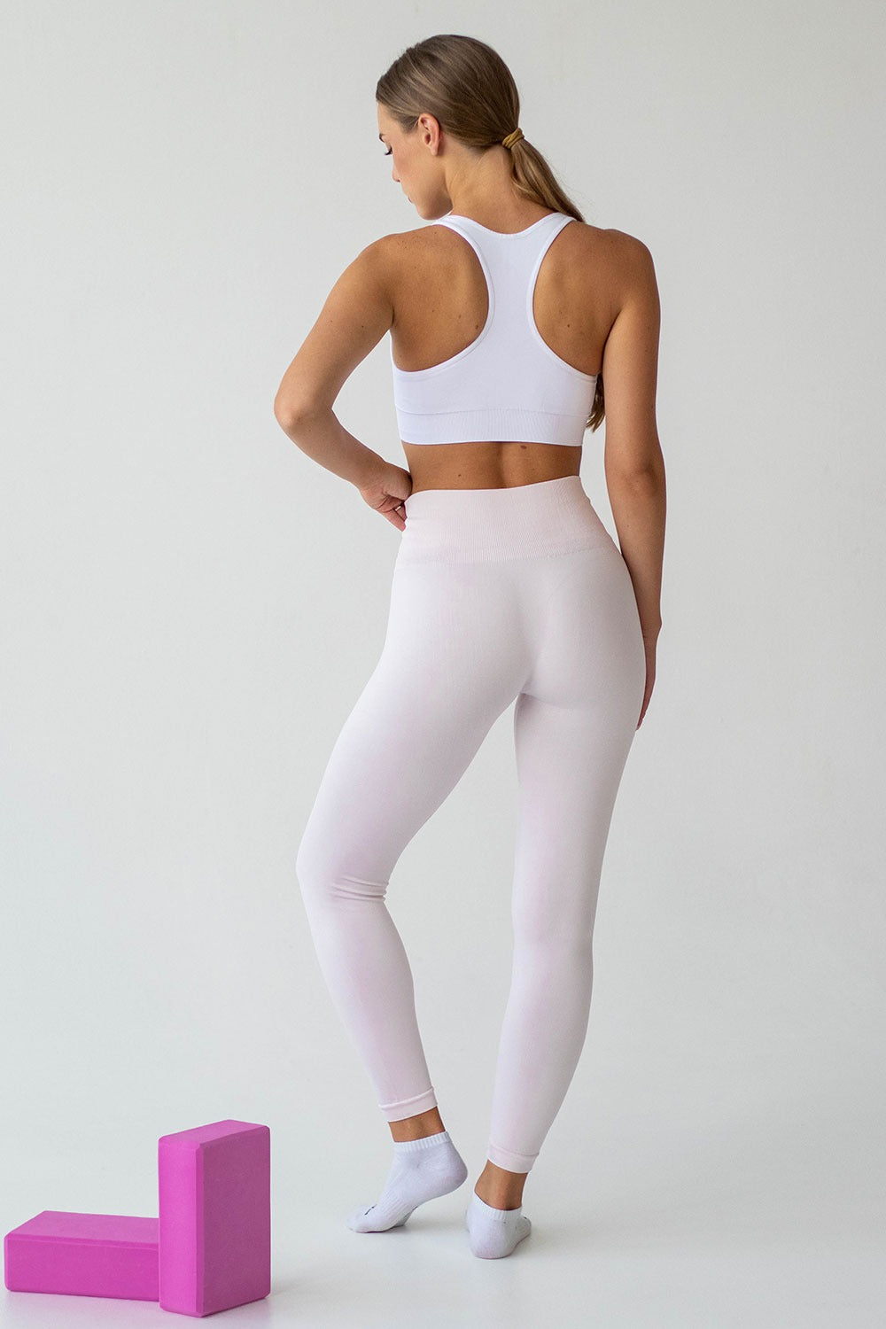 Леггинсы с моделирующим поясом Flexing Active UP-00003264 primerose pink